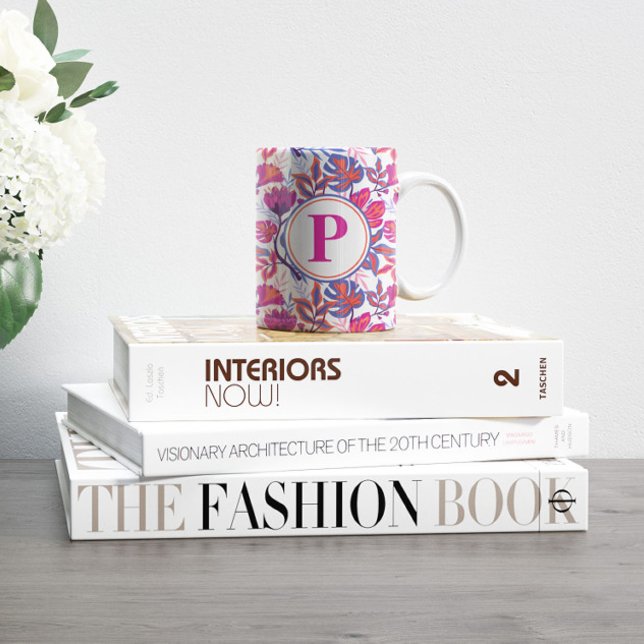 Mug Modèle floral coloré et tropical (Créateur téléchargé)