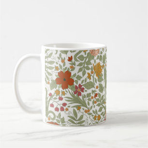 Mug Modèle floral élégant et capricieux.