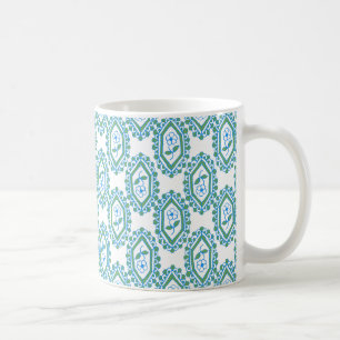 Mug Modèle floral Vintage blanc chic