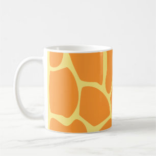 Mug Modèle orange et jaune lumineux d'impression de