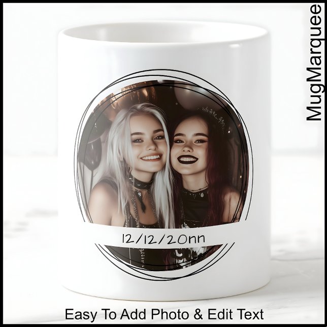 Mug Modèle Photo Message Keepsaké Party White C00 (Créateur téléchargé)