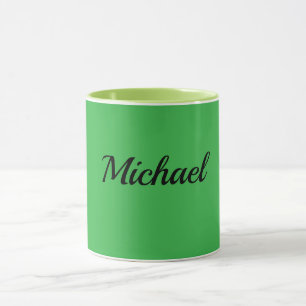 Mug Modèle vert et vert chartreuse