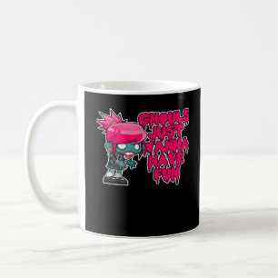 Mug Modèle Vintage photo Gouls juste pour s'amuser un