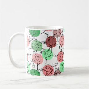 Mug Modèles de postures de yoga Motif transparent de