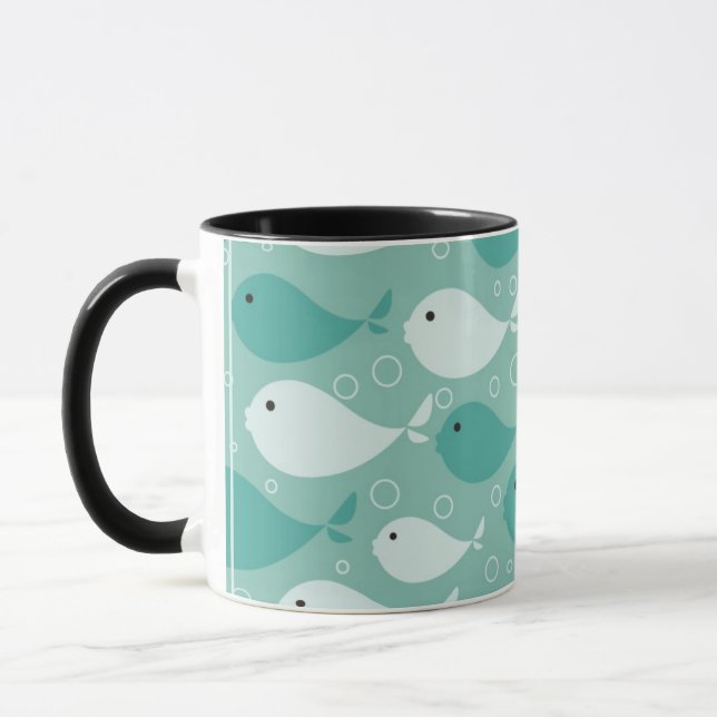 Mug modelez avec les poissons 2 (Gauche)