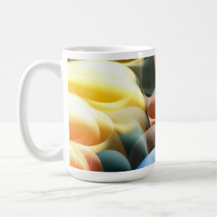 Mug Modern Abstract Beer Stein with Luminous Curves