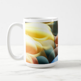 Mug Modern Abstract Beer Stein with Luminous Curves