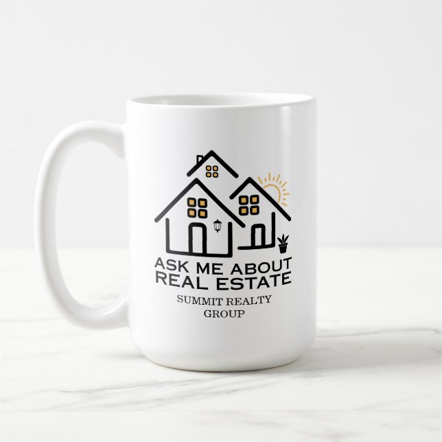 Mug Modern Ask Me About Real Estate  (Gauche)
