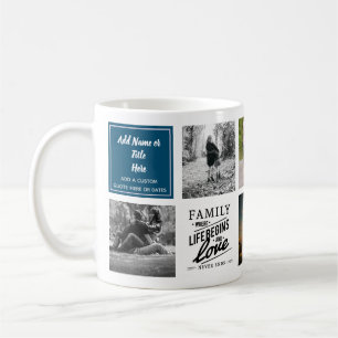 Mug Modern Family Photo Collage Citation Cadeau N'IMPO