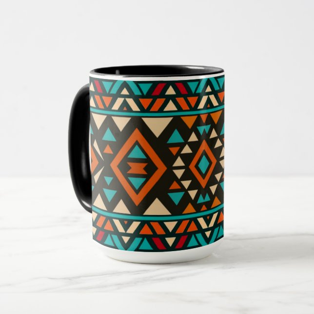 Mug Modern Geometric Southwest Style  (Devant gauche)