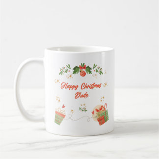 Mug Modern Happy Christmas Dude Postcard with Festive 