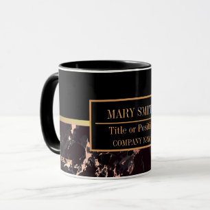 Mug Modern Marble Business Ajouter un nom