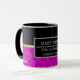 Mug Modern Marble Business Ajouter un nom