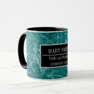 Mug Modern Marble Business Ajouter un nom