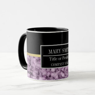 Mug Modern Marble Business Ajouter un nom