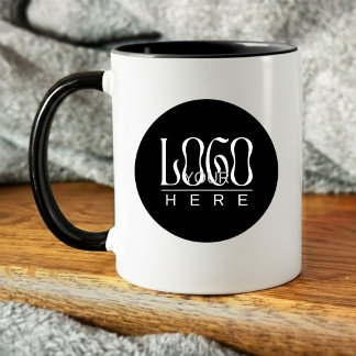 Mug Modern Simple Custom Business Logo Branded