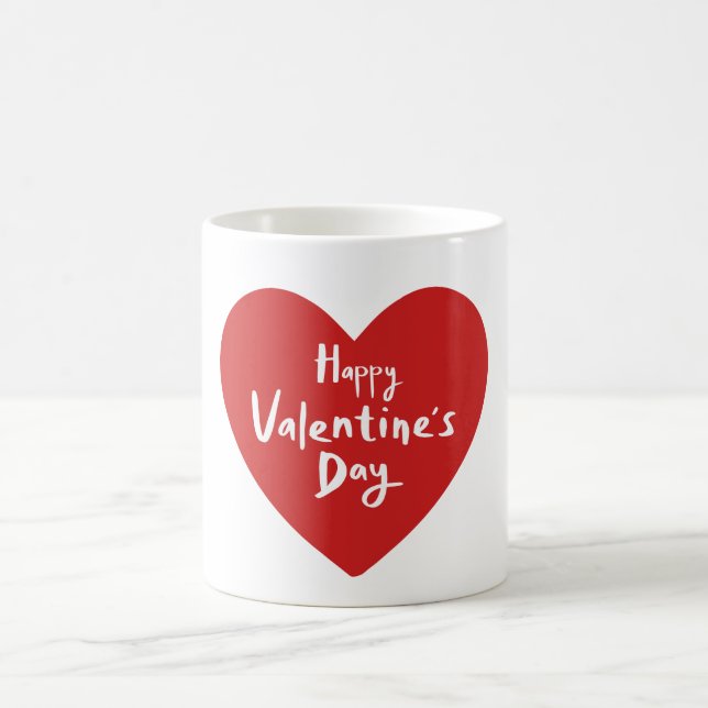 Mug Modern Valentines Day Typography  (Centre)