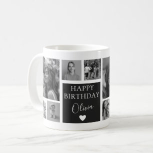 Mug Moderne Anniversaire Noir & Blanc 11 Photo