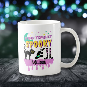 Mug Moderne Cute Boo entièrement Éffrayant