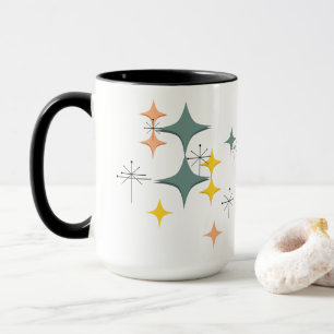 Mug Moderne du milieu du siècle Eames Atomic Starburst