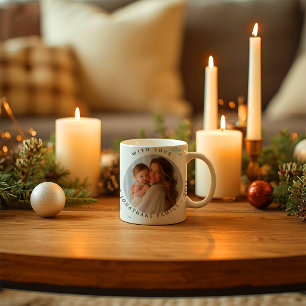 Mug Moderne Élégant Joyeusement Photo Joyeux Noël 