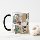 Moderne élégant multi photo famille beige