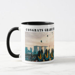 Mug Moderne Formal Bold Typographie Photo Graduation