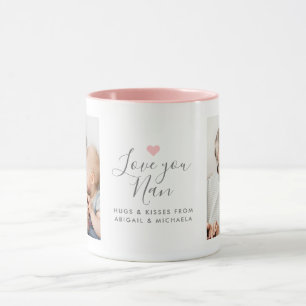Mug Moderne "Je t'aime Nan" 2-Photo