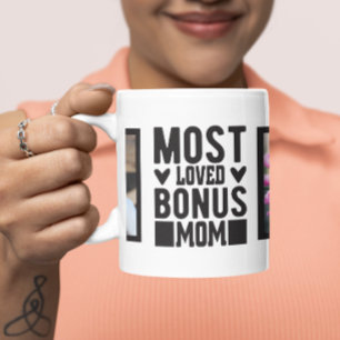 Mug Moderne le plus aimé Bonus Maman Deux Photo StepMo