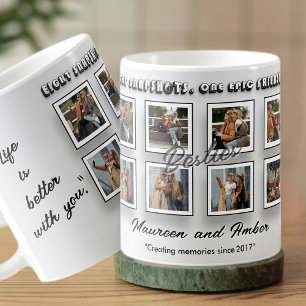 Mug Moderne minimaliste 8 Photo Meilleur Ami Personnal