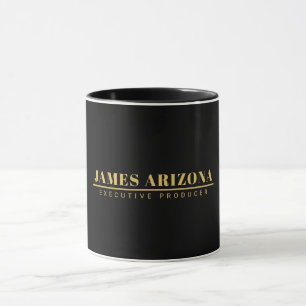 Mug Moderne minimaliste Black Gold Professional tendan