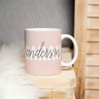 Moderne Pastel Rose Beauté Personnalisée Vous Nom