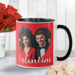 Mug Moderne Romantique Cute Coeur de la Saint-Valentin