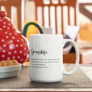 Mug Moderne Simple Meilleure grand-mère toujours Meill