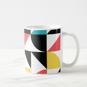 Mug Moderne, urbain, coloré, amusant motif géométrique