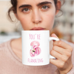 Mug Moderne Vous Flamazirez Beauté Flamant rose rose