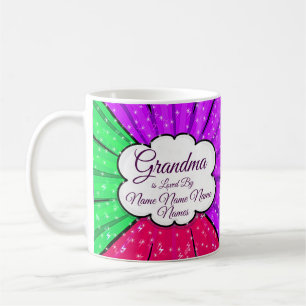 Mug Modifier Ajouter Des Noms Grand-Mère Est Aimée Par