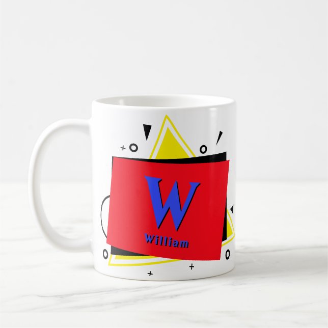 Mug Modifier le nom d'ajout initial Couches géométriqu (Gauche)