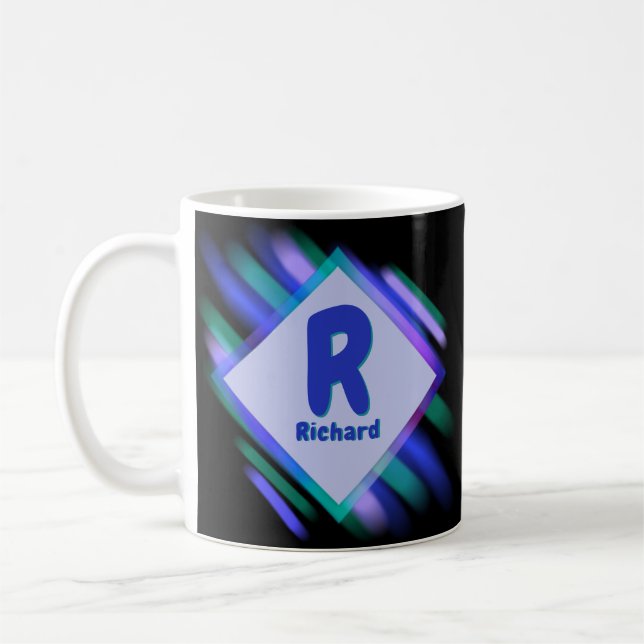 Mug Modifier le nom de l'ajout initial, Peinture douce (Gauche)