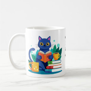 Mug Modifier le nom Personnaliser les chats Cool Lire 