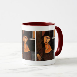 Mug Modigliani - Jeanne Hebuterne avec Casquette et co