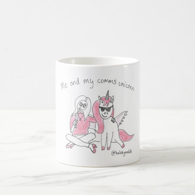 Mug Moi et ma licorne de comms (Centre)
