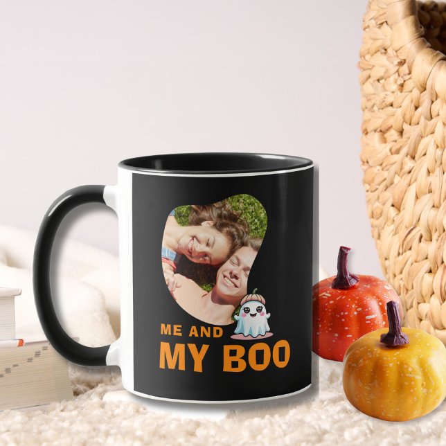 Mug Moi et My Boo Halloween Photo (Créateur téléchargé)