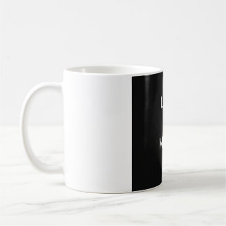 Mug Moins c'est plus - Design noir minimaliste