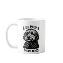Mug Moins de Personnes Plus de Chiens - Golden Doo