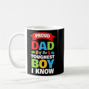 Mug Mois de la sensibilisation autistique Mens Fier Au