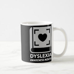 Mug Mois de la sensibilisation avec livre et cœur