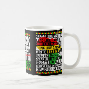 Mug Mois de l'histoire des Noirs Problèmes d'histoire 
