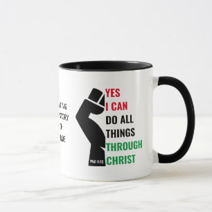 Mug Mois de l'histoire noire Christian OUI JE PEUX