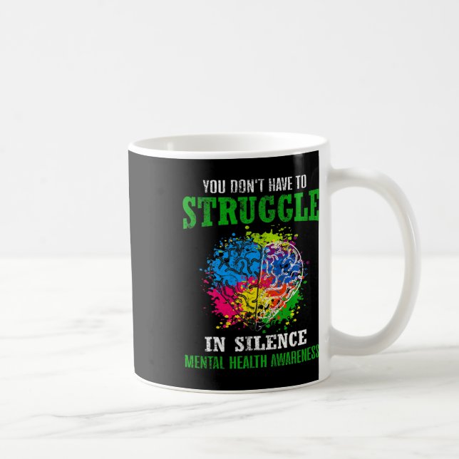 Mug Mois de sensibilisation à la santé Lutter contre l (Droite)